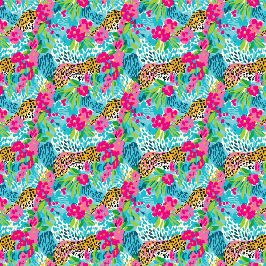 Preppy Leopard Pattern Acrylic Sheets - CMB Pattern Acrylic